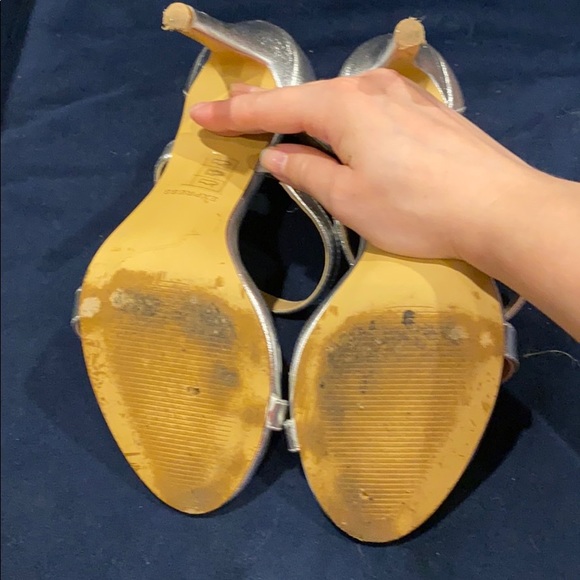 Express high heel silver strappy sandals - Picture 4 of 5